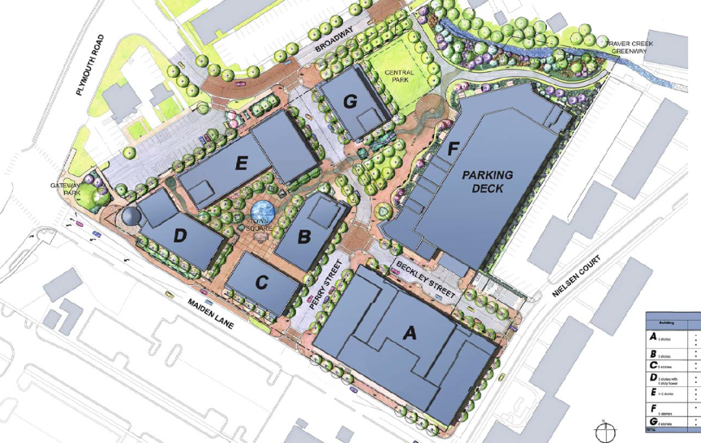 broadway village site plan